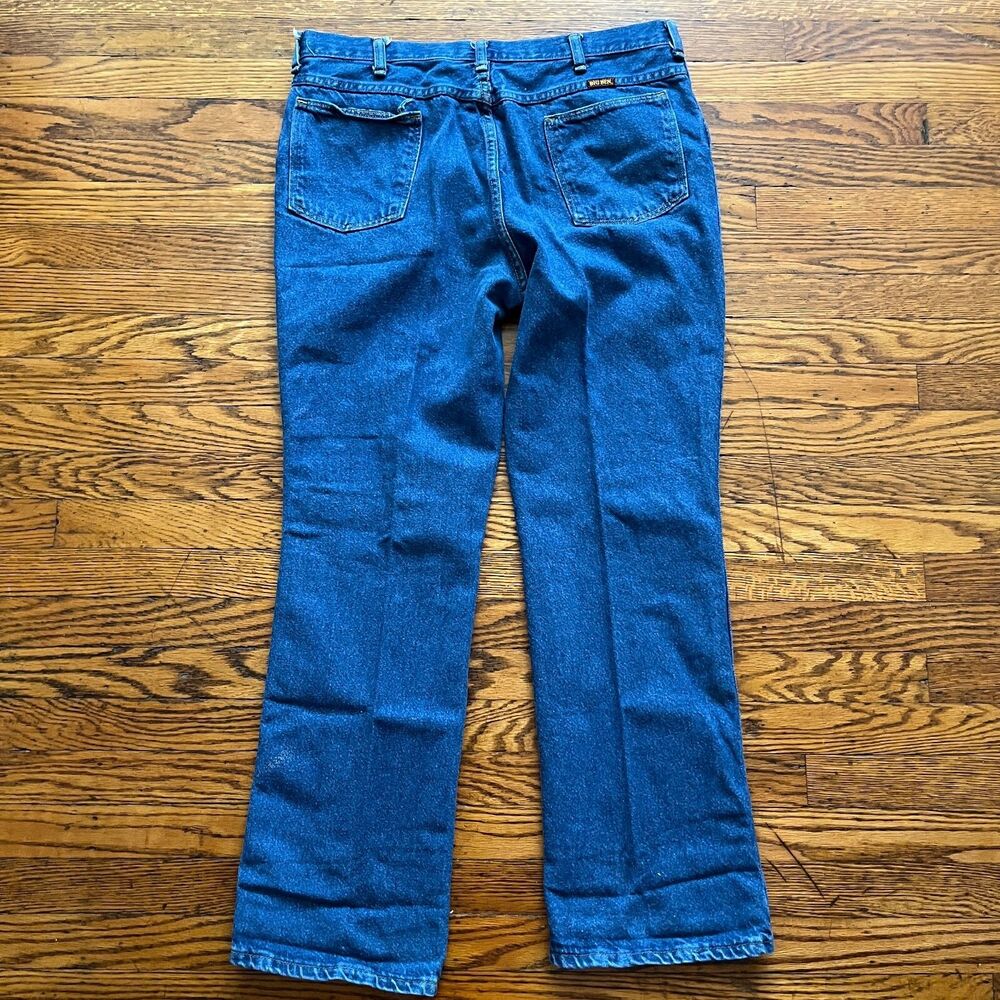 Vintage BIG BEN by Wrangler Jeans Mens 38x31 Heavy Blue Denim Pant USA Made - Picture 14 of 15